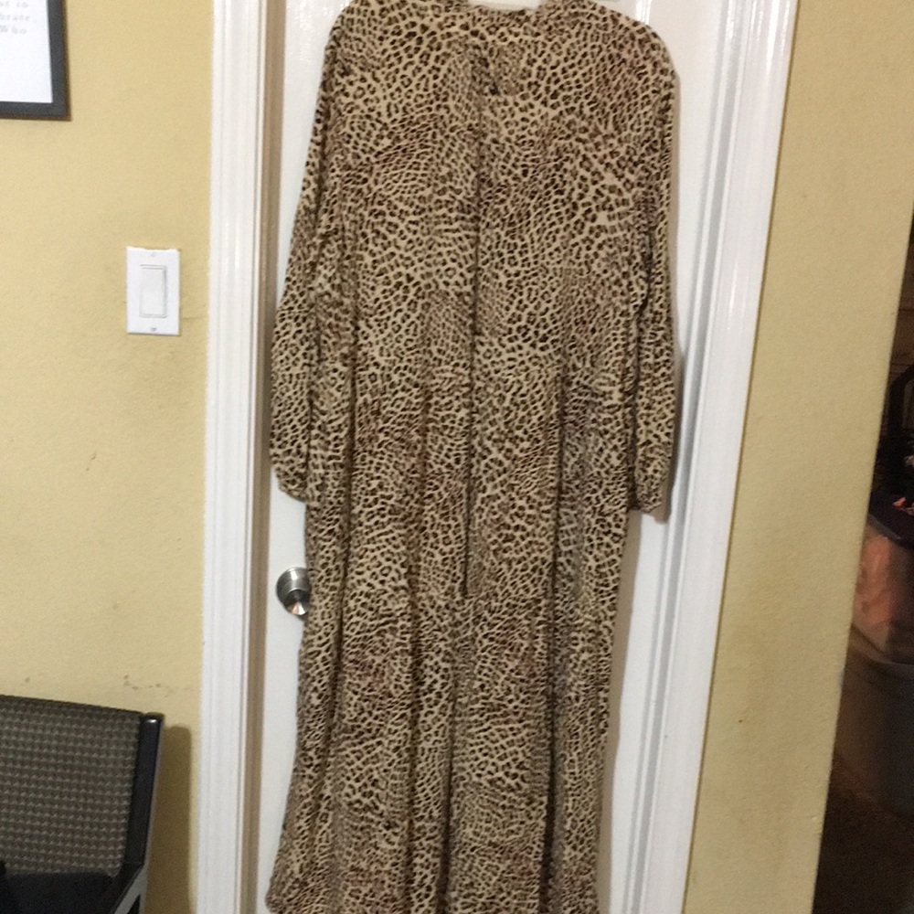 Terra&sky size 2X animal print maxi dress - Picture 3 of 3